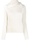 Y/PROJECT BLEND WOOL TURTLE-NECK SWEATER