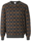 BRIONI CHECKERED JUMPER