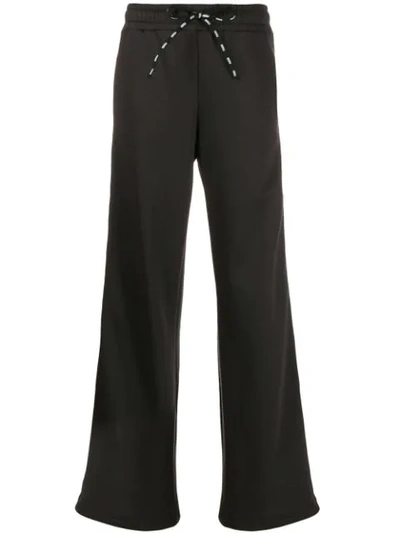Fendi Logo Stripes Track Trousers - 黑色 In Black