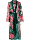 F.R.S FOR RESTLESS SLEEPERS FLORAL PRINT ROBE COAT