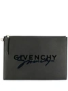 GIVENCHY SIGNATURE LOGO CLUTCH