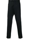 Dell'oglio Nagone Creased Cropped Trousers In Black
