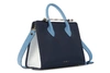 STRATHBERRY The Strathberry Tote - Tri Colour Navy/Illusion Blue/Alice Blue