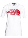 DSQUARED2 PRINTED T-SHIRT,11047455