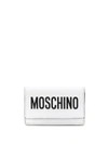 Moschino Mini Logo-print Wallet In White