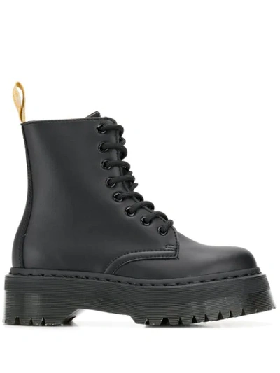 Dr. Martens Jadon Vegan Ii Mono Platform Boots In Black