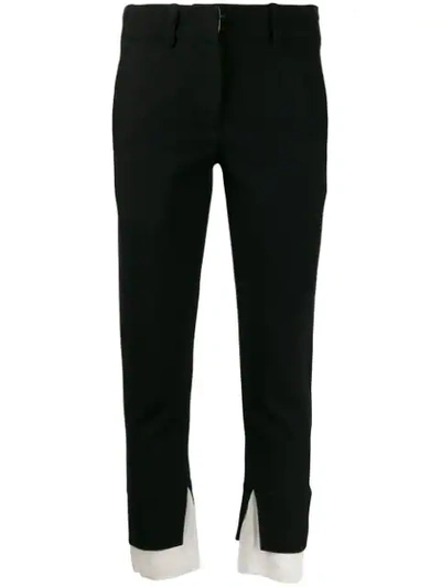 Ann Demeulemeester Cropped Trousers - 黑色 In Black