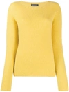 ARAGONA ROUND-NECK KNIT SWEATER