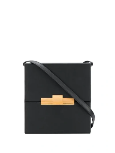 Bottega Veneta Daisey Leather Cross-body Bag In Black