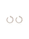 ANITA KO 18KT GOLD AND DIAMOND HOOP EARRINGS