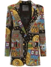 MOSCHINO SLOT MACHINE BLAZER,11047659