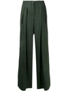 JACQUEMUS HIGH-WAISTED WIDE-LEG TROUSERS