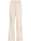 CAMBIO CREASED STRAIGHT LEG TROUSERS