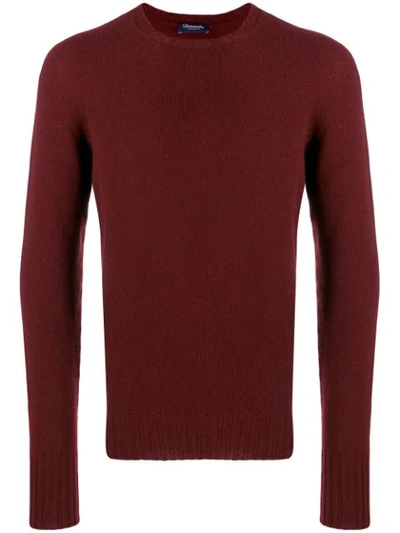 Drumohr Crew Neck Jumper In Red