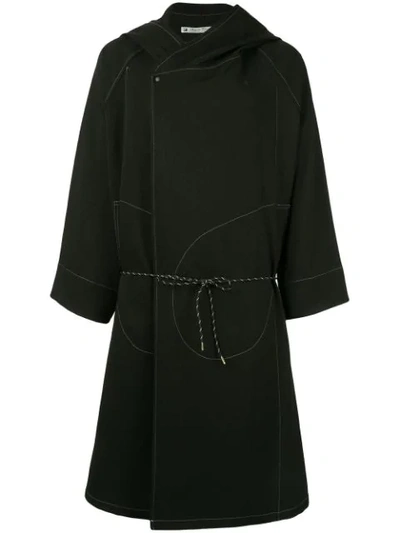 Sasquatchfabrix Yamabushi Dressing Gown In Black