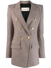ALEXANDRE VAUTHIER HOUNDSTOOTH DOUBLE-BREASTED BLAZER