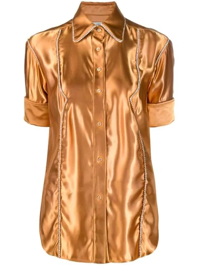 Area Western Shirt In Gold