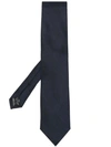 Tom Ford Contrasting Textured Tie In Blue