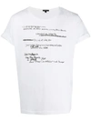 Ann Demeulemeester Printed T-shirt In White