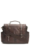 FRYE MURRAY LEATHER BRIEFCASE,DB0373