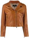 ARMA CROPPED BIKER JACKET