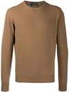 DELL'OGLIO CREW NECK KNIT SWEATER