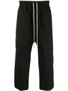 RICK OWENS DRKSHDW DRAWSTRING WAIST TROUSERS