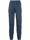 STONE ISLAND LOGO PATCH TRACK TROUSERS