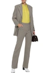 A.L.C A.L.C. WOMAN HOUNDSTOOTH JACQUARD STRAIGHT-LEG trousers MUSTARD,3074457345620683802