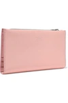 ACNE STUDIOS ACNE STUDIOS WOMAN LEATHER CONTINENTAL WALLET PASTEL PINK,3074457345620813558
