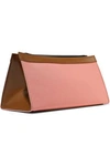 ACNE STUDIOS ACNE STUDIOS WOMAN TOOTHPASTE LEATHER AND CANVAS COSMETICS CASE ANTIQUE ROSE,3074457345620811966