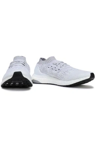 Adidas Originals Ultraboost Uncaged Stretch-knit Sneakers In Light Gray