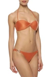 ADRIANA DEGREAS TWIST-FRONT BANDEAU BIKINI,3074457345620496715