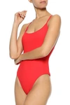 ALIX ALIX WOMAN DELANO REVERSIBLE SWIMSUIT TOMATO RED,3074457345620731343