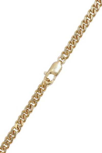 Chloé Gold-tone Crystal Necklace In Rose Gold