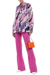 EMILIO PUCCI EMILIO PUCCI WOMAN JERSEY BOOTCUT PANTS PINK,3074457345620790399