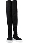 Givenchy George V Over-the-knee Sneaker Boots In Black