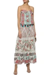 ETRO BEAD-EMBELLISHED RUFFLED PRINTED SILK-SEERSUCKER MAXI DRESS,3074457345620214177