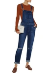 L AGENCE L'AGENCE WOMAN HARPER DISTRESSED DENIM OVERALLS DARK DENIM,3074457345620746856