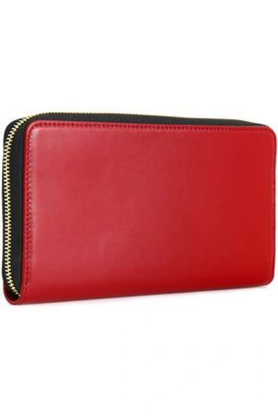 Marni Woman Leather Continental Wallet Crimson