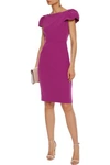 MILLY MILLY WOMAN GATHERED CADY DRESS MAGENTA,3074457345620640654
