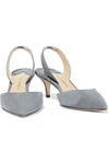 PAUL ANDREW PAUL ANDREW WOMAN SUEDE SLINGBACK PUMPS GRAY,3074457345620697605