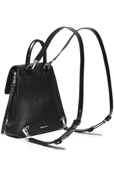 Rebecca Minkoff Woman Textured-leather Backpack Black