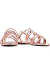 ROBERT CLERGERIE ROBERT CLERGERIE WOMAN LEATHER SANDALS ANTIQUE ROSE,3074457345620090202