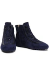TOD'S SUEDE ANKLE BOOTS,3074457345620221726
