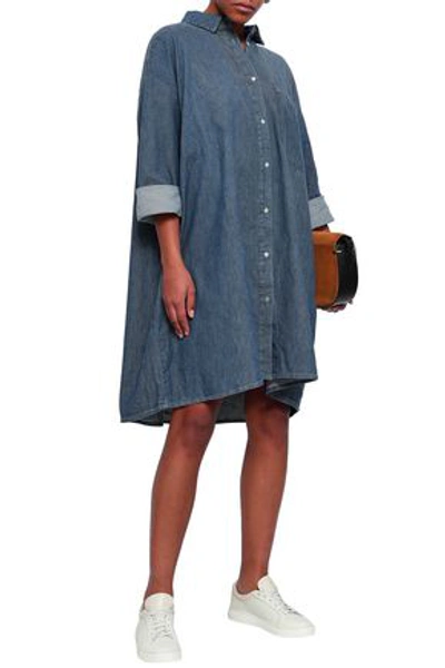 American Vintage Woman Gateburg Denim Shirt Dress Mid Denim