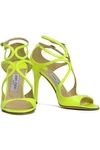 JIMMY CHOO PATENT-LEATHER SANDALS,3074457345620672687