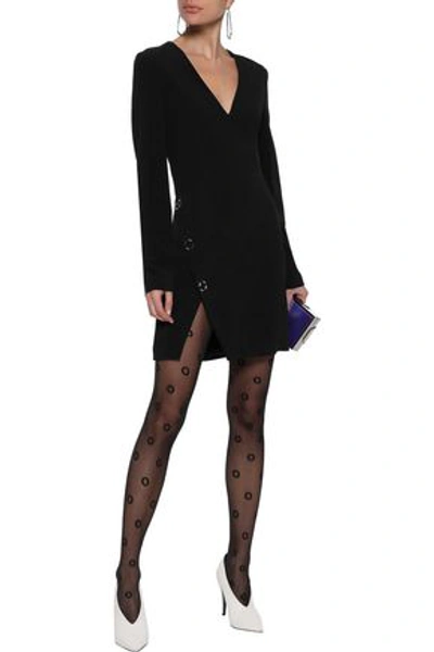 Wolford Woman Miley Flocked 15 Denier Tights Black