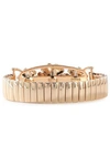 DANNIJO DANNIJO WOMAN ELAINE GOLD-TONE CRYSTAL BRACELET GOLD,3074457345620610814