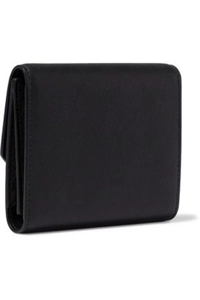 Smythson Woman Berkeley Leather Wallet Black